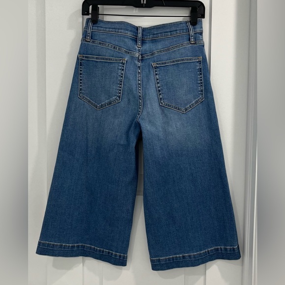 GAP Denim Indigo Culotte Jeans, Size 0/25 - Picture 2 of 10